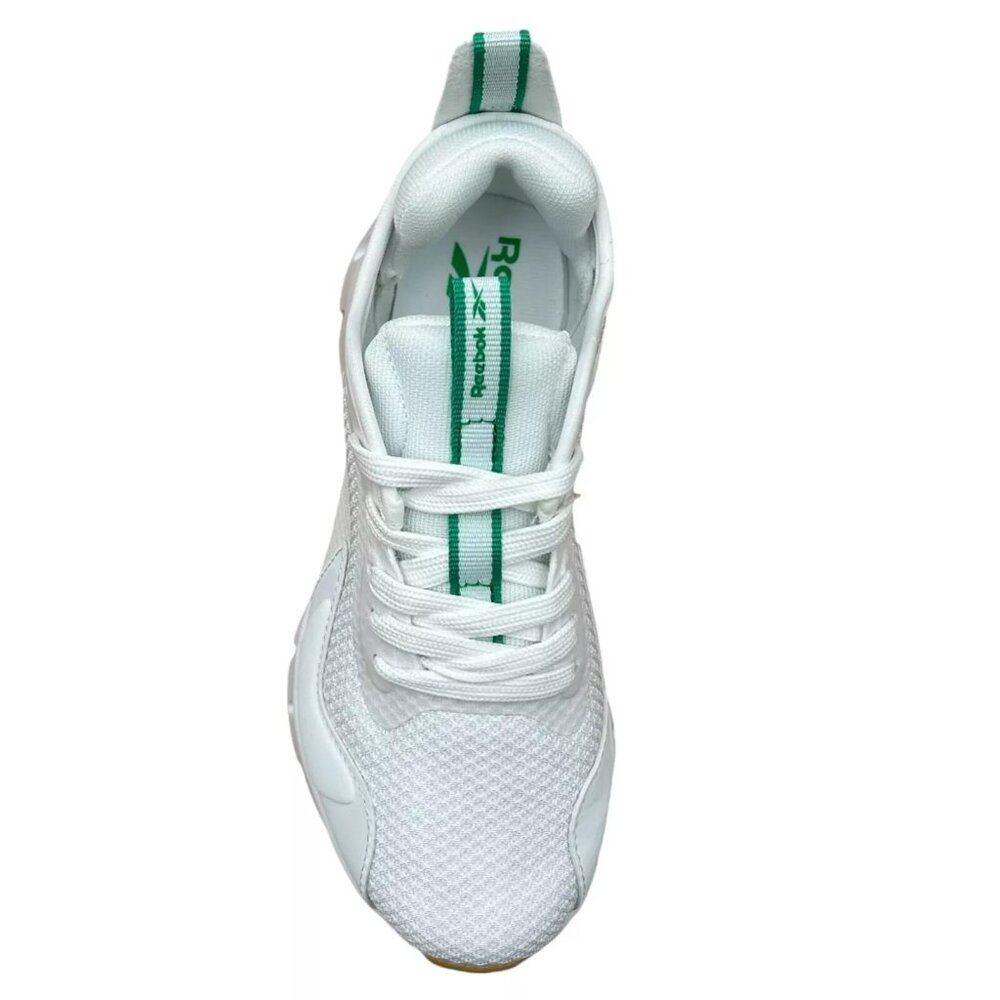 Reebok Zig Dynamica Youth Boy's Sneakers Size 2Y White/Brown Toe & Heel Bumpers - Picture 5 of 13